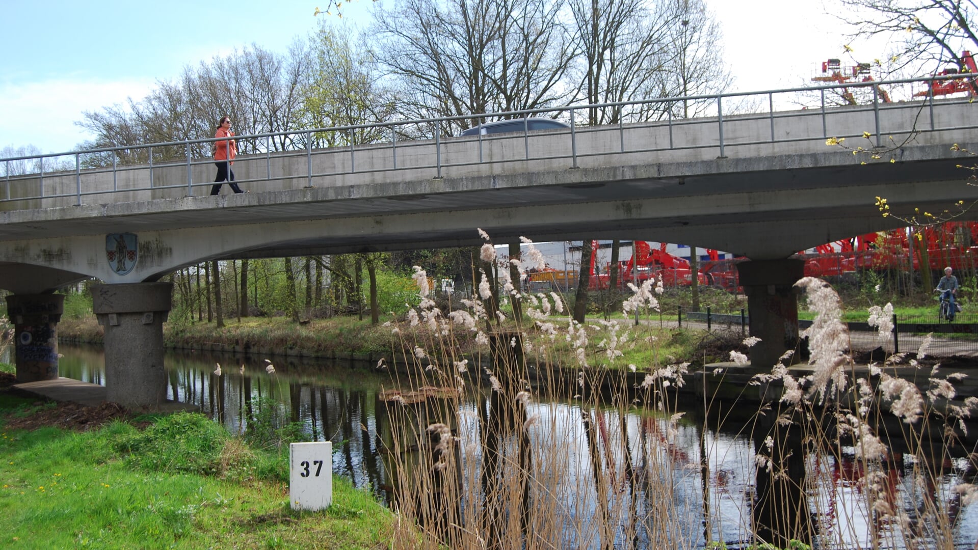 De brug over het Eindhovensch Kanaal is aan vervanging toe. (Foto: Corinna Romanesco)