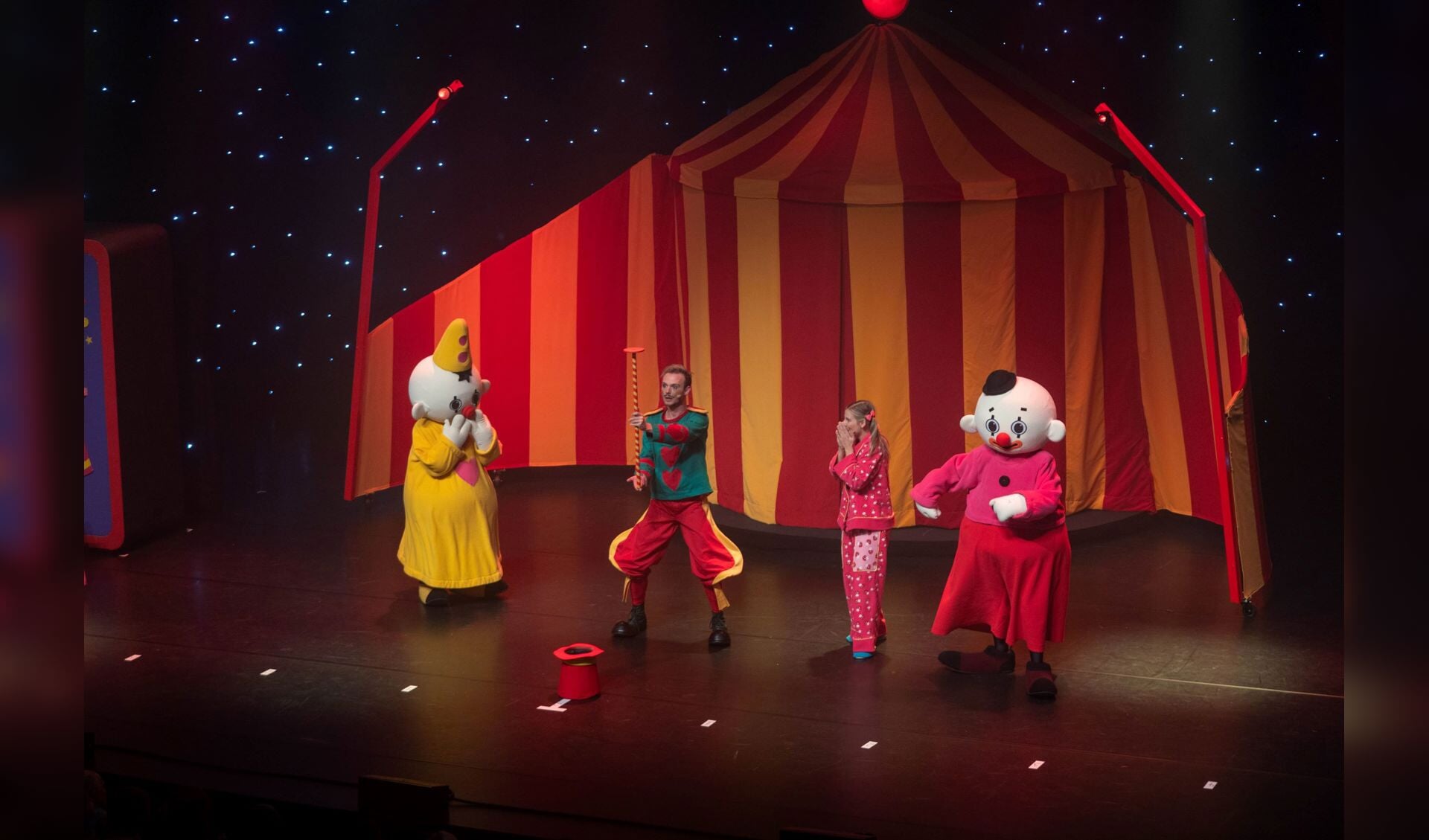 De voorstelling ‘Met Bumbina in Dromenland’ is geschikt voor kinderen van 1 jaar of ouder.