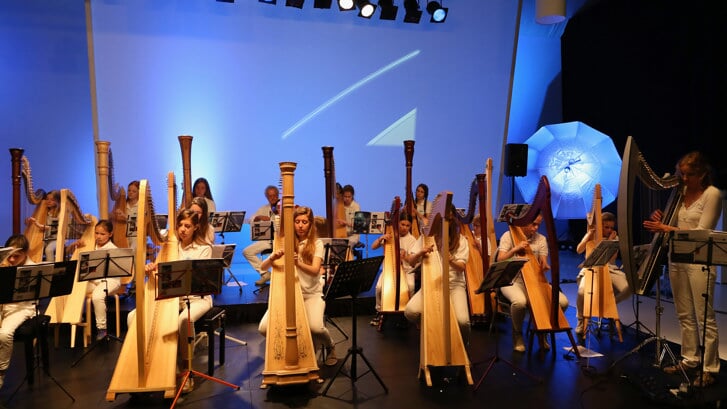 Blue Planet Harp Ensemble. (Foto: Emmanuel Frimout)