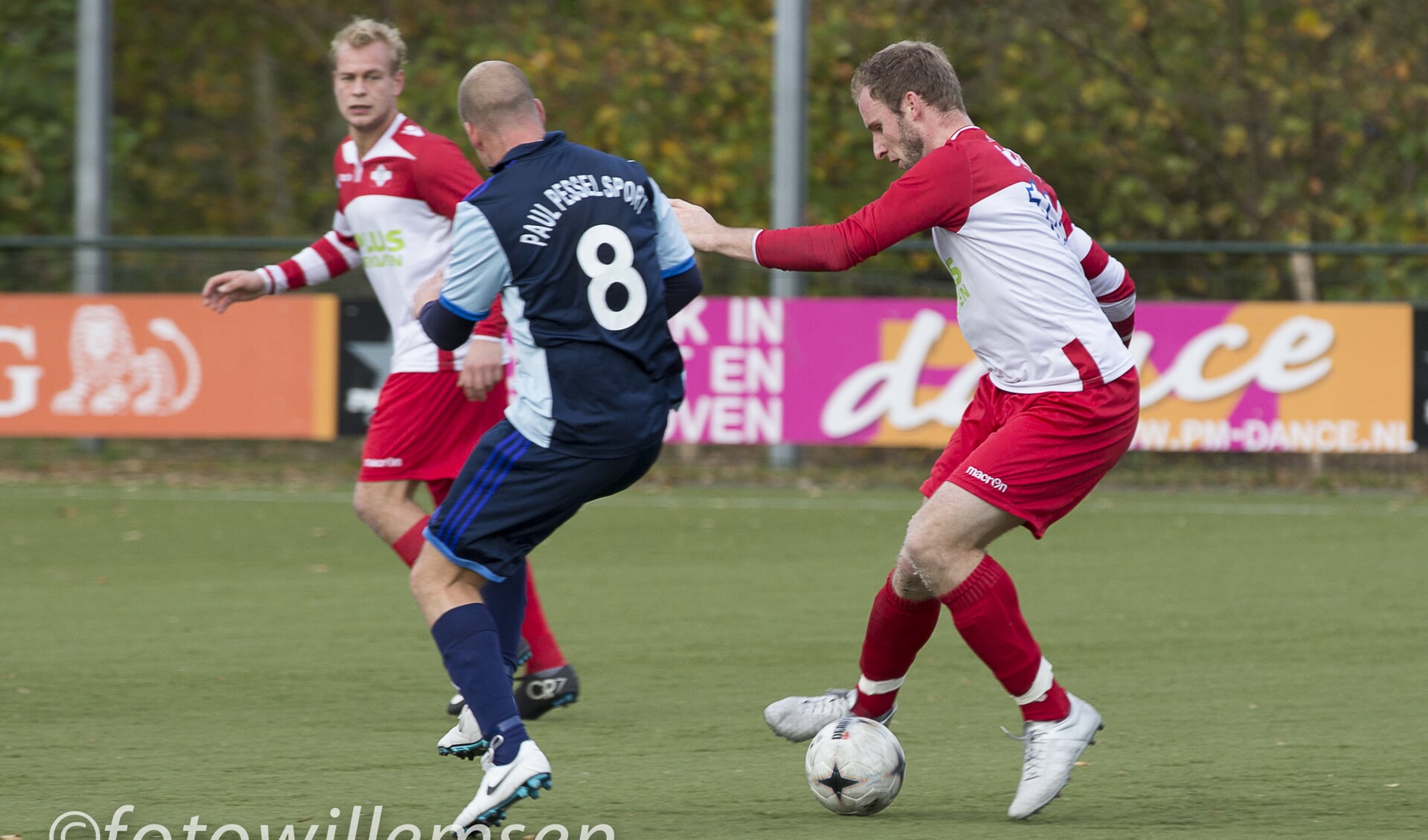De twee doelpuntenmakers van FC De Bilt. (foto Henk Willemsen)