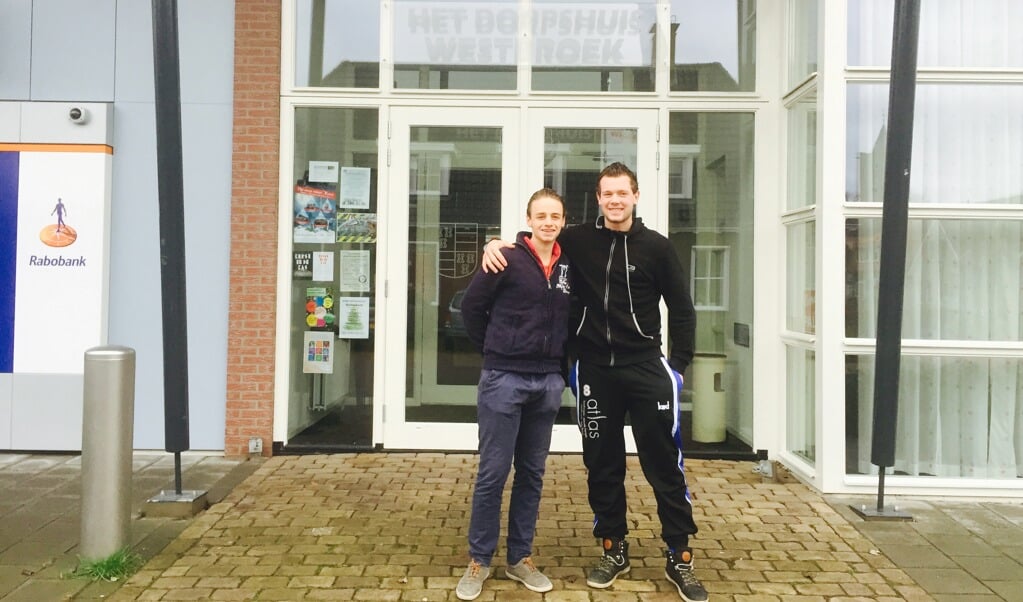 Danny Lam en Daan de Bree twee van de organisatoren voor 'the place-to-be' Dorpshuis Westbroek.