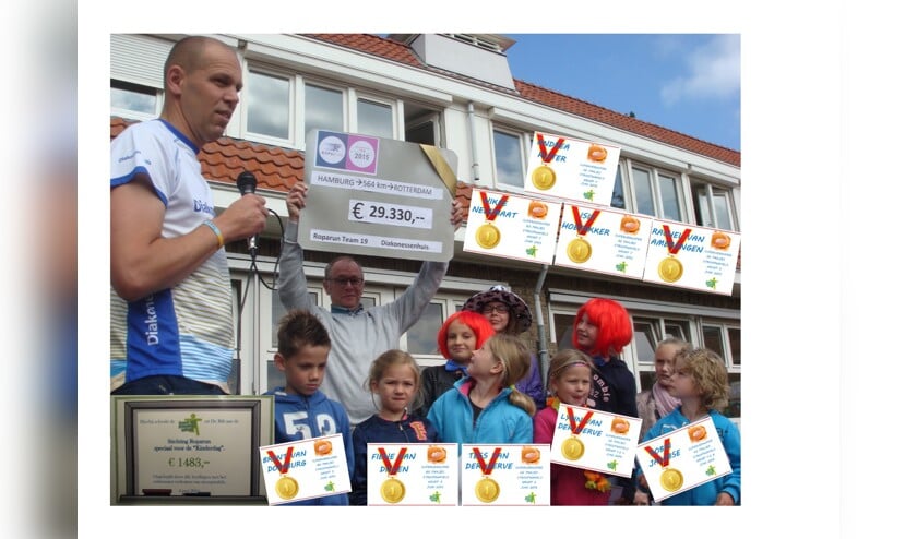 Landelijk werd er voor het Roparun Team 29.330 euro overgemaakt.