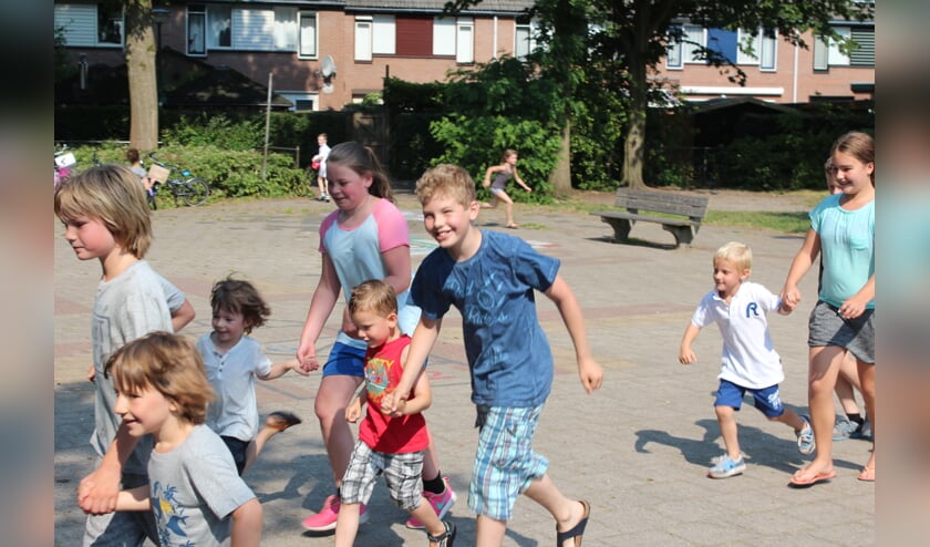 Groep 7 oefent alvast met groep 1 en 2