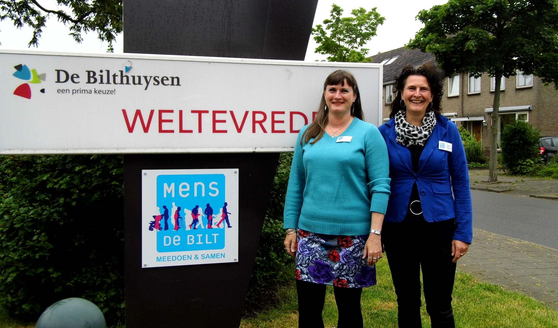 Wilma van Poelgeest (links) en Mirjam Valkenburg zijn enthousiast over het aantal zomeractiviteiten voor alle inwoners van de gemeente De Bilt.