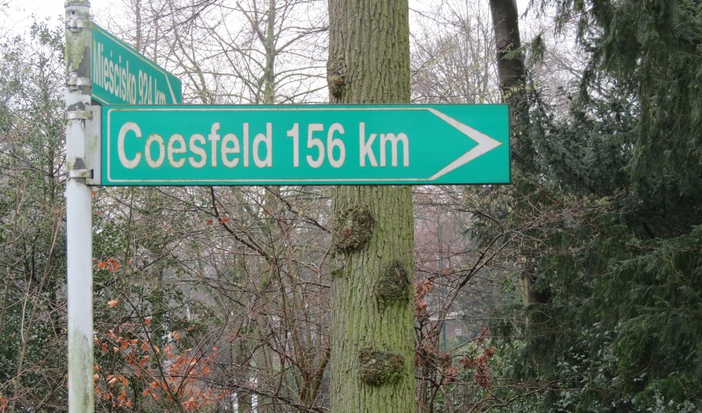 Vanaf het gemeentehuis in Bilthoven is het 156 kilometer naar Coesfeld.