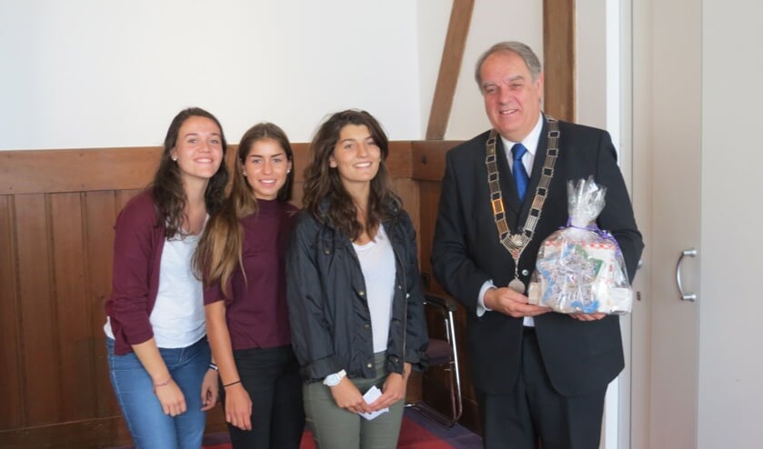 Een cadeautje voor de burgemeester.