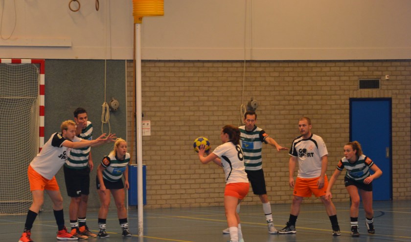 De eerste punten voor TZ zijn binnen. (foto Hester Ploeg)