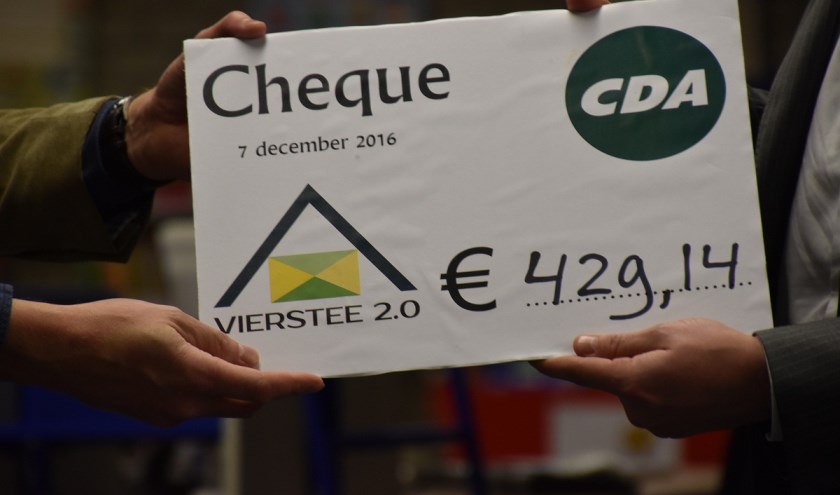 Duit in het zakje voor Vierstee 2.0.