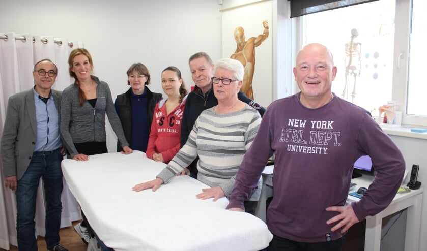 Het team van het Fysiotherapie en Beweegcentrum.