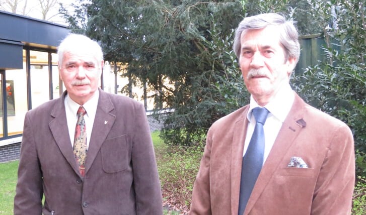 Henk van der Kammen (links) en Hans Los, de komende en gaande man in de VVD-fractie.