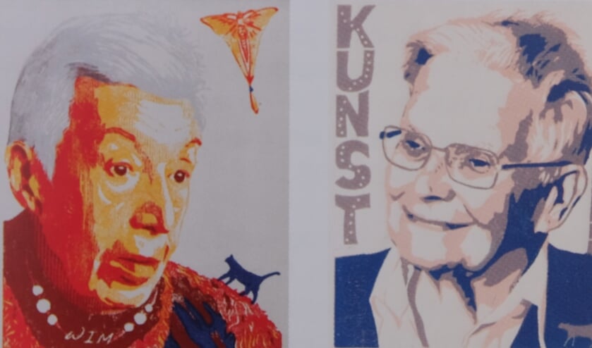 Het echtpaar Van Schaik van de hand van Henk van der Vorst.