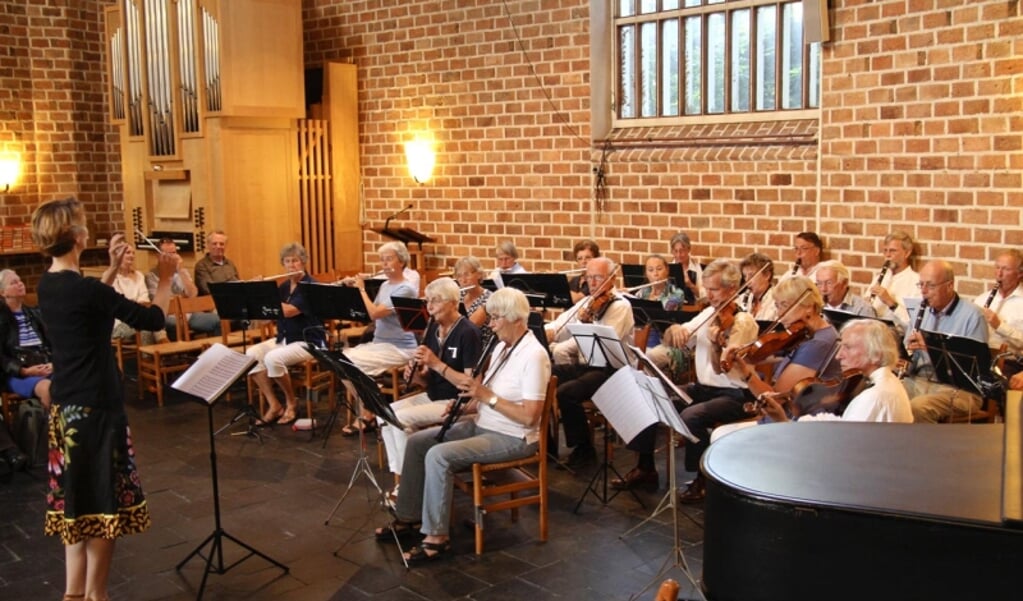 Het huismuziekorkest Samuze brengt klassieke werken ten gehore.