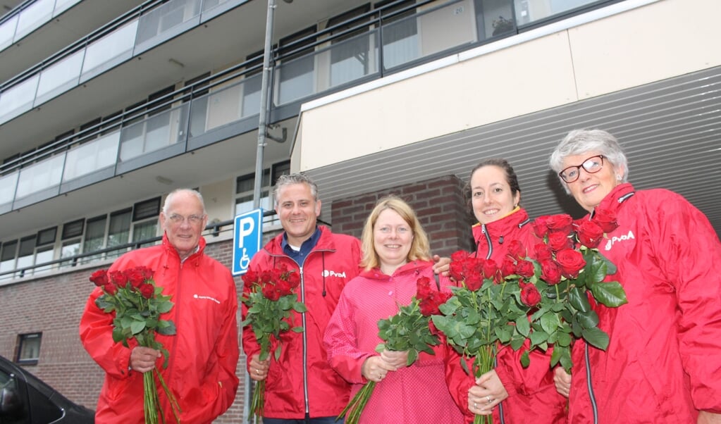 PvdA Wijkteam maakt zich op voor bezoek Centrum II 
(Fotocredits: PvdA De Bilt).