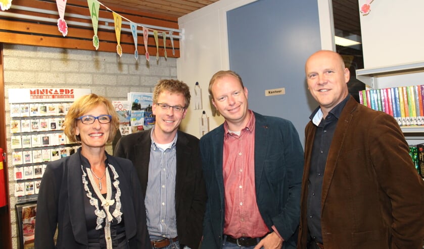 V.l.n.r. Lieneke Geurtsen, Frank Mulder, Edwin Plug en Henny van der Heijden van Vierstee 2.0.