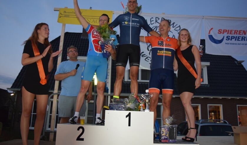 De winnaars van de tijdrit.