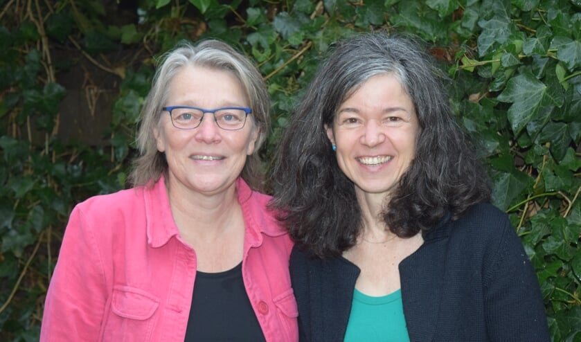 Willy Douma (l) en Joanne Ronhaar (r) willen De Bilt verduurzamen.