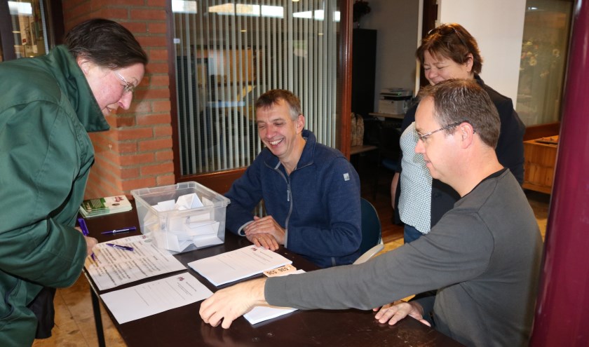Bezoekers van de VvE informatiemiddag maakten kans op een prijs voor duurzame maatregelen.
