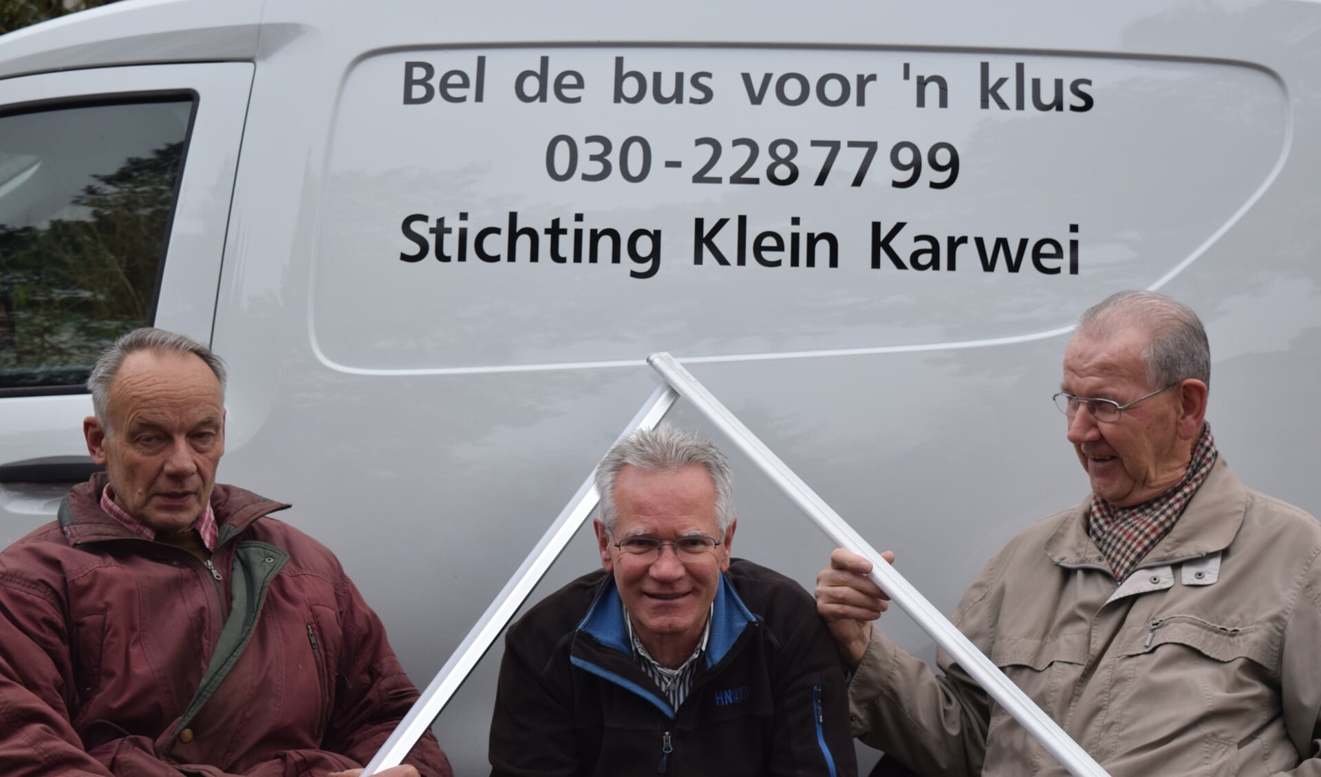  Kasper Hamster, Jeroen de Groot en Wim Hugens hopen dat vele aanvragen binnenstromen.