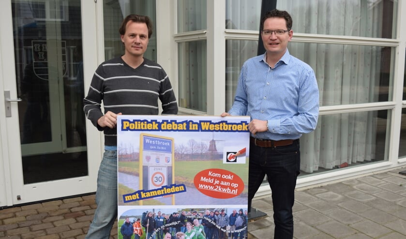 Bas van Atteveldt (l) en Ruth Nagel (r) hopen op een grote opkomst.