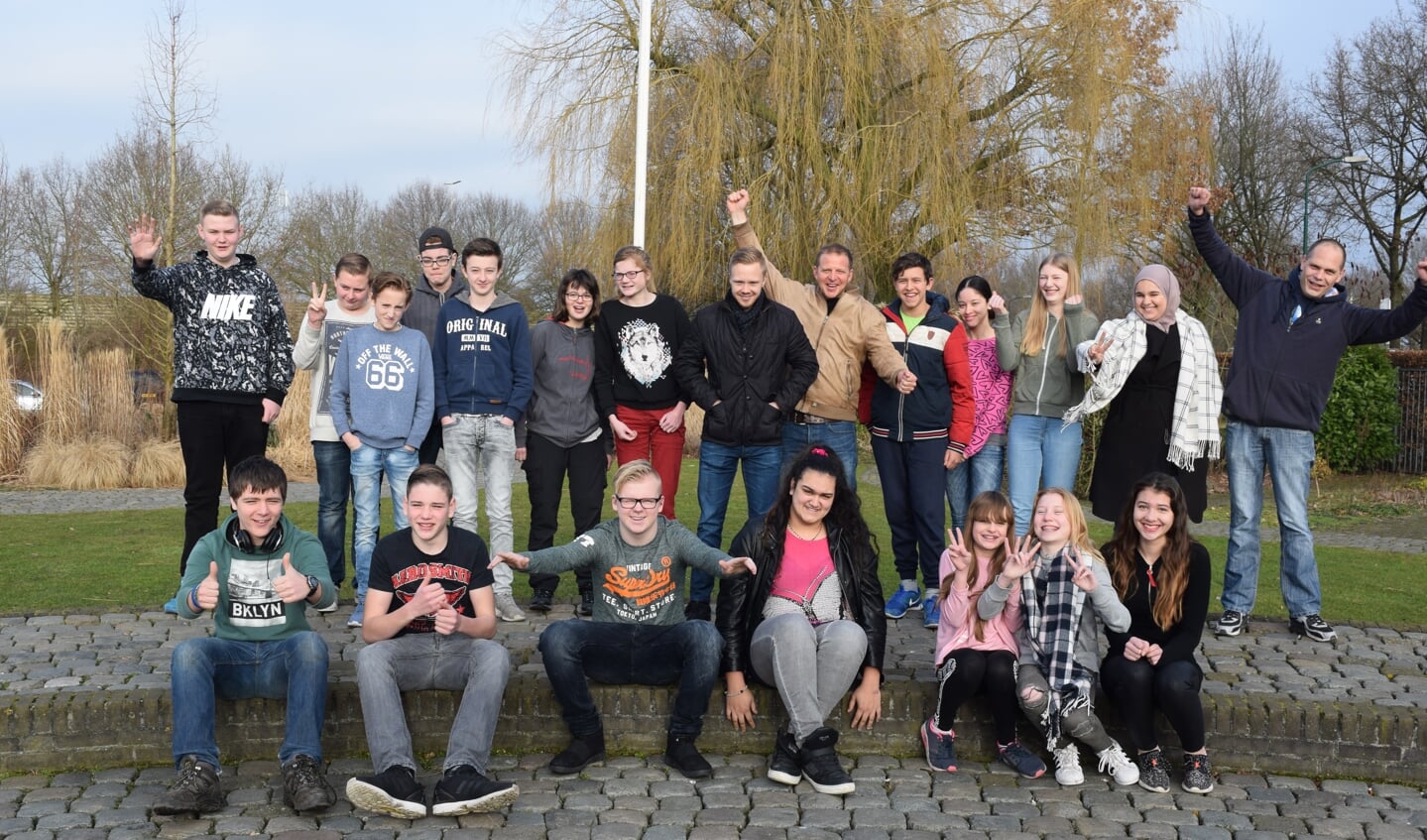 Veel tweedeklassers en 5 derdeklassers meldden zich aan voor het stewardproject van het Groenhorst College.