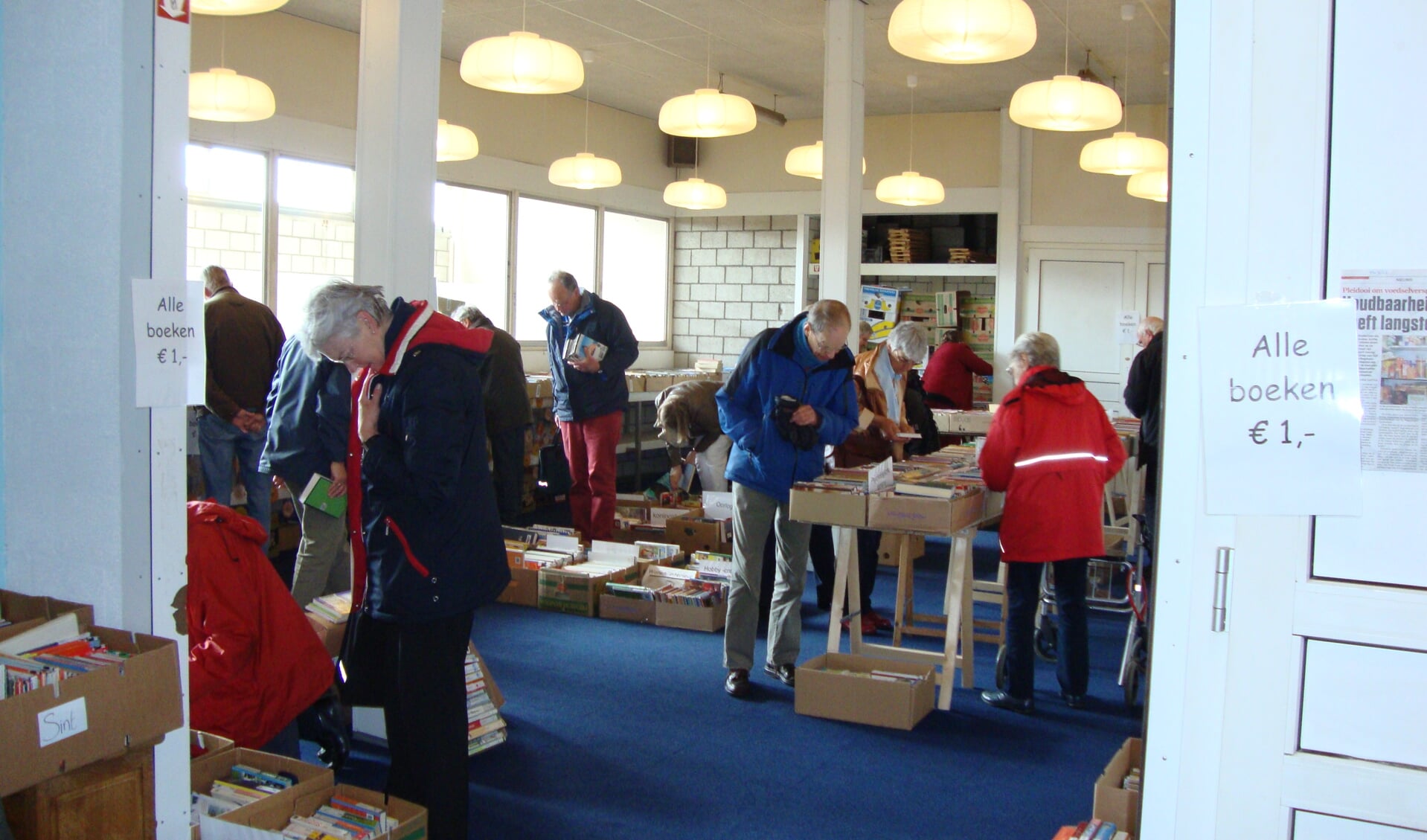 De boekenmarkt wordt al 5 jaar georganiseerd door de Marktdag De Bilt. Meer info: op www.marktdagdebilt.nl