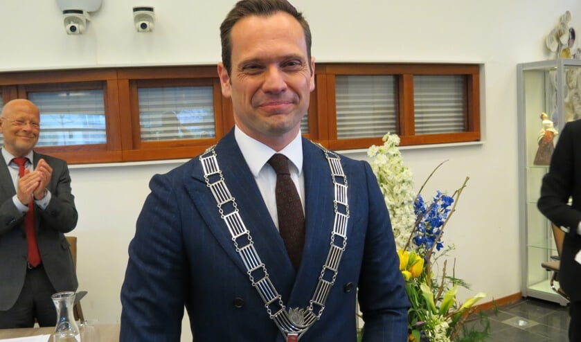 De nieuwe burgemeester Sjoerd Potters.