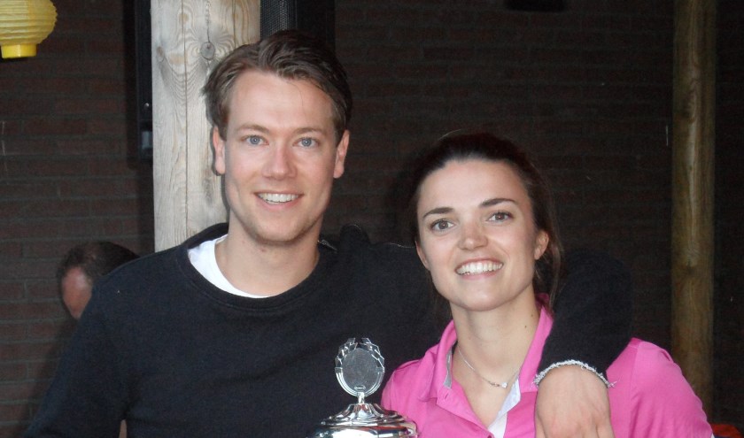De overwinning was getuige de beker voor Milo en Eline.