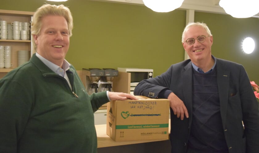 Gert-Jan Weierink (l) en Henric de Jong Schouwen(r) hopen op vele stemmen.