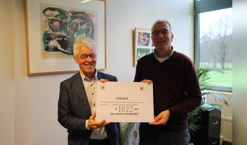 Jos Heuer neemt afscheid van De Werkplaats met een maatschappelijk cadeau.