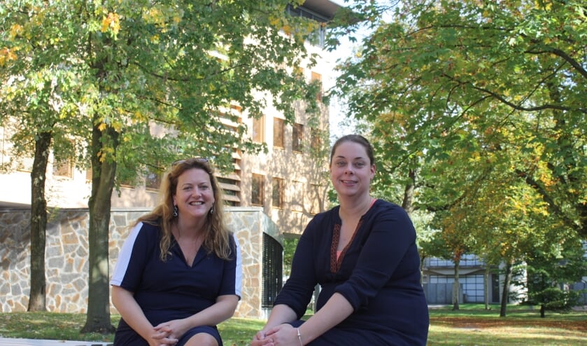 Monique van Elst (l) en Carlijn Klein Bronsvoort doen Duurzaam bij het RIVM.