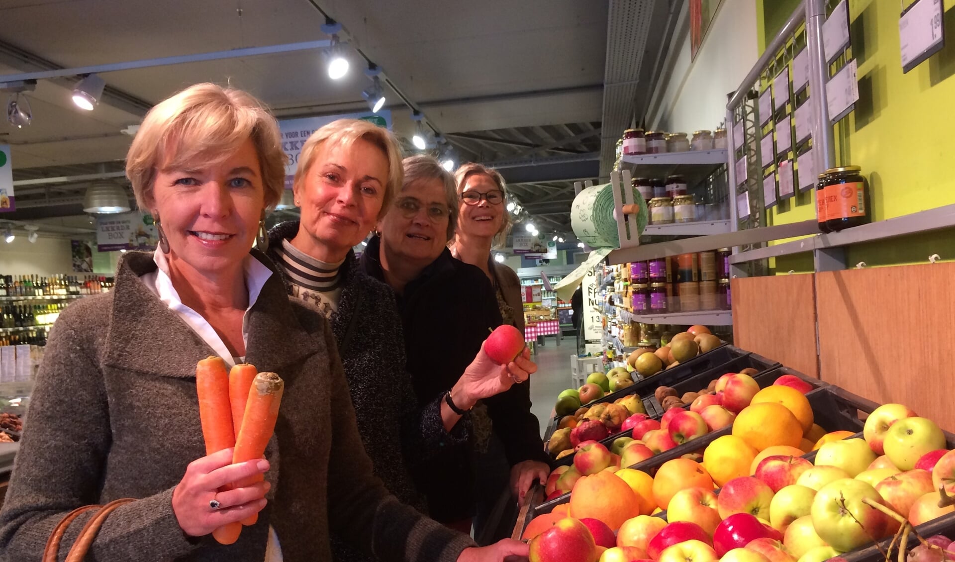 De dames van Rotary Zandzegge kiezen bewust voor lokale producten.