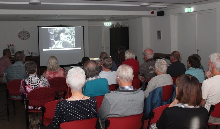 Er was ruime belangstelling voor de filmvoorstelling op 15 oktober.