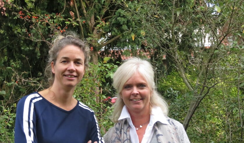 Bestuurslid Jolanda Nijboer (links) en coördinator Geza Mobers van VPTZ.