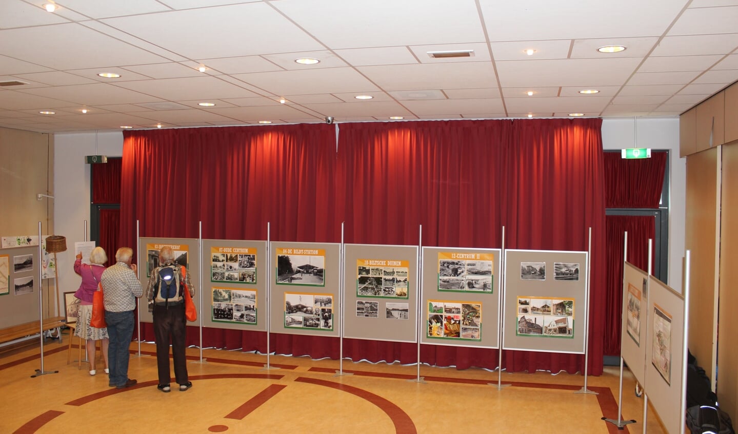 In de school was een deel van de tentoonstelling over 100 jaar Bilthoven ingericht.