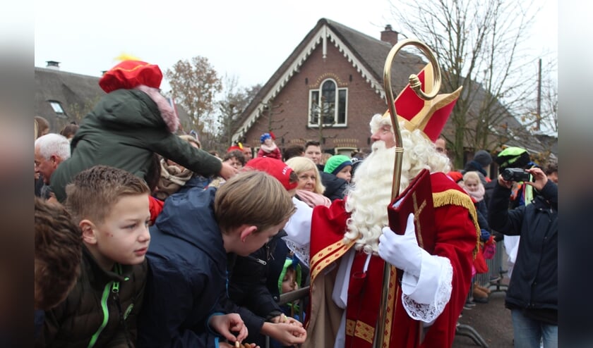 Sint is op de Kerkdijk gearriveerd.