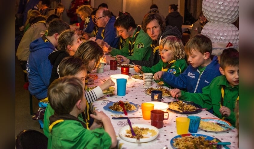 Aan tafel bij Ben Labre.