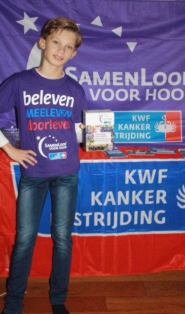 Lars zet zich in voor de SamenLoop voor Hoop.