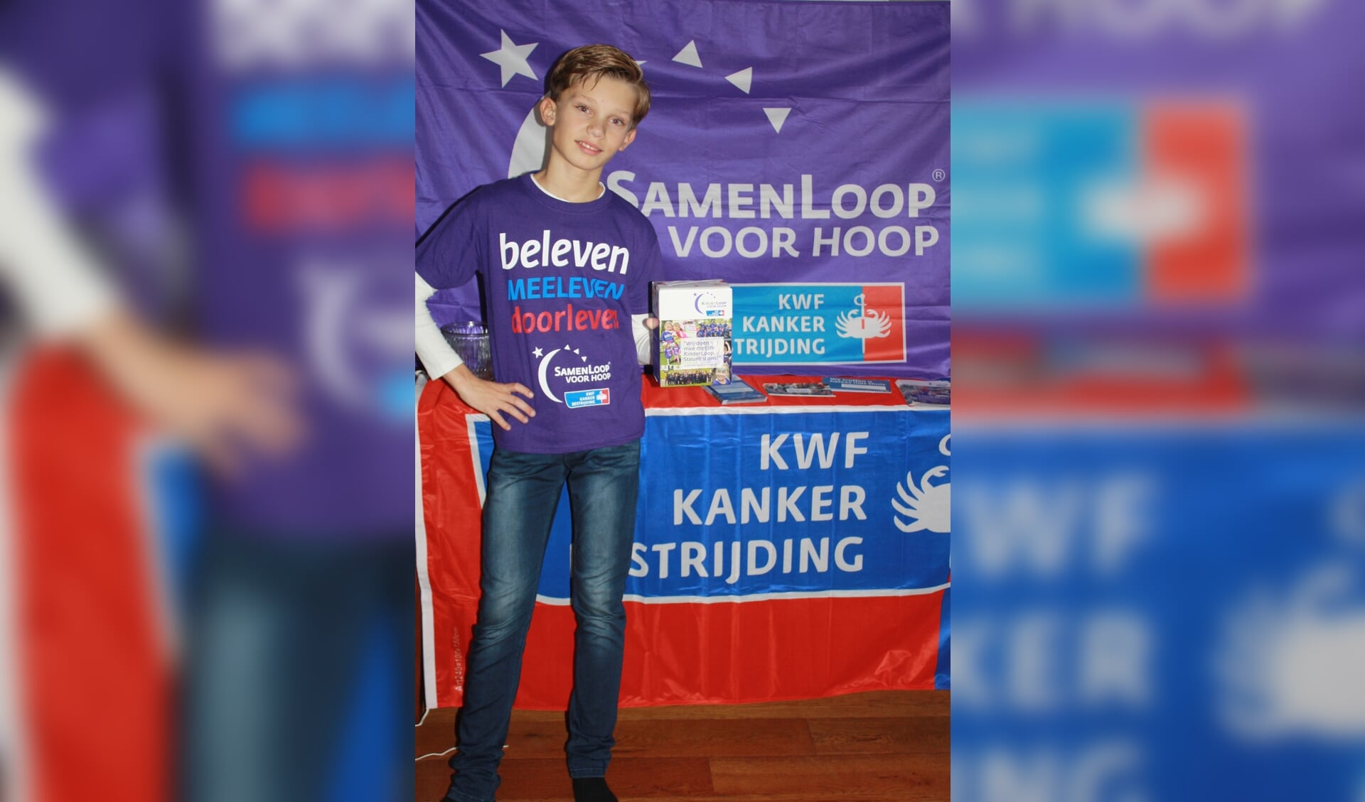 Lars zet zich in voor de SamenLoop voor Hoop.