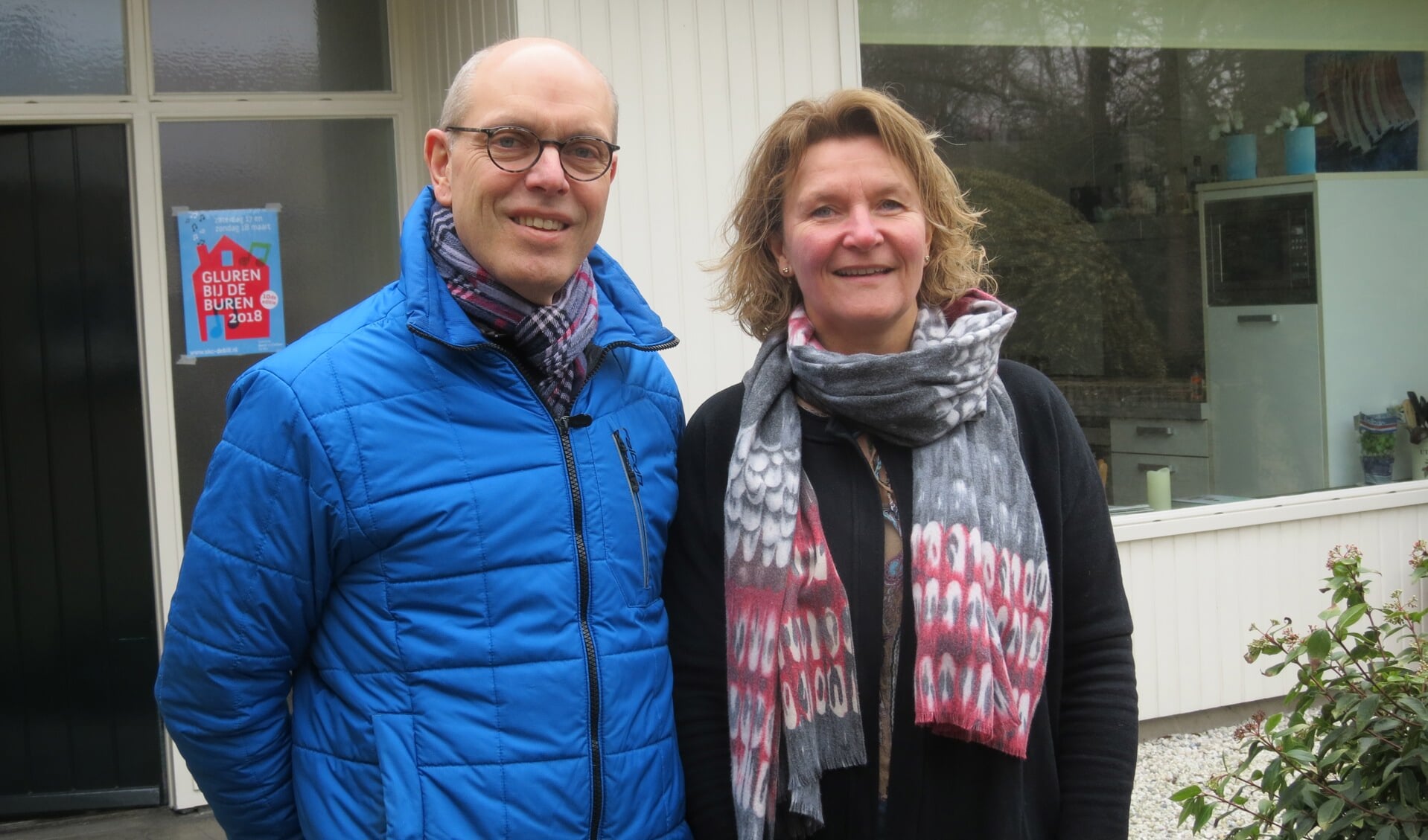  Lizzie Kronemeijer en Mark van Nesselrooij heten bezoekers op 18 maart van harte welkom in hun woning Valkdaan 6 Bilthoven.