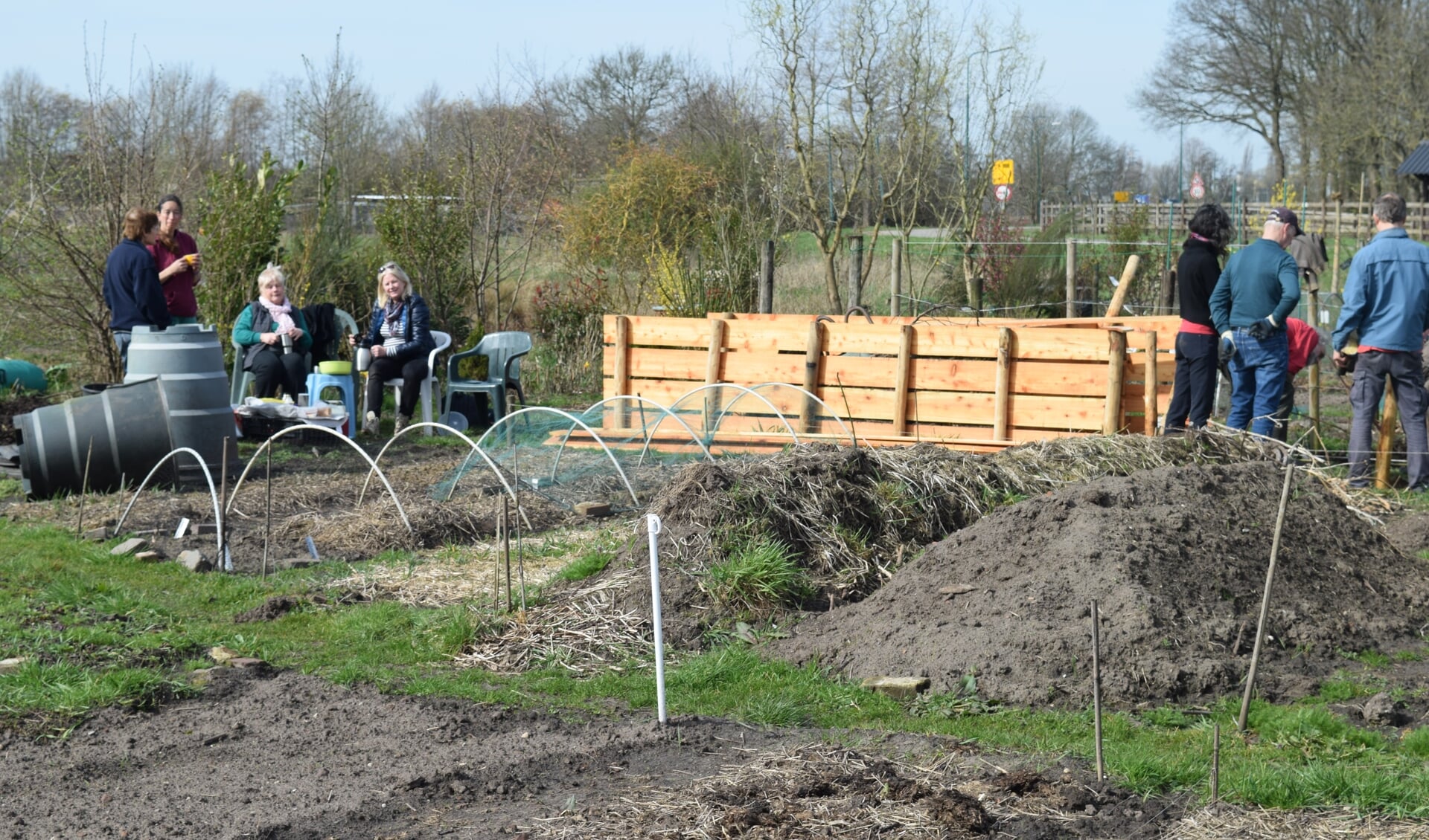  Dankzij een subsidie van de Provincie Utrecht kon De Biltse Biet een compostsilo aanschaffen.