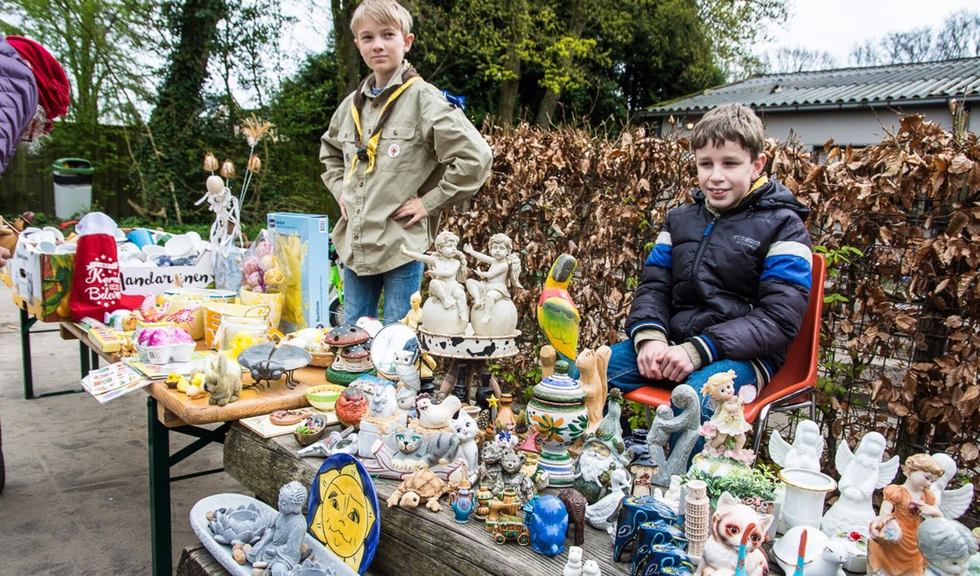  De rommelmarkt is de belangrijkste inkomstenborn voor Ben. Labre.