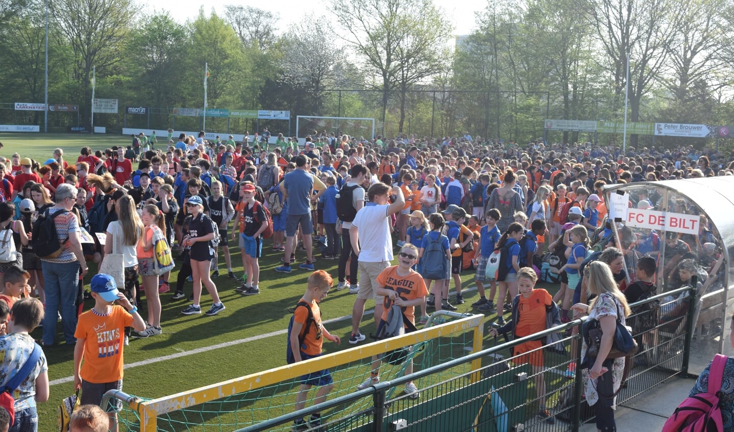1.200 leerlingen uit De Bilt en Bilthoven betreden de Koningsspelen.