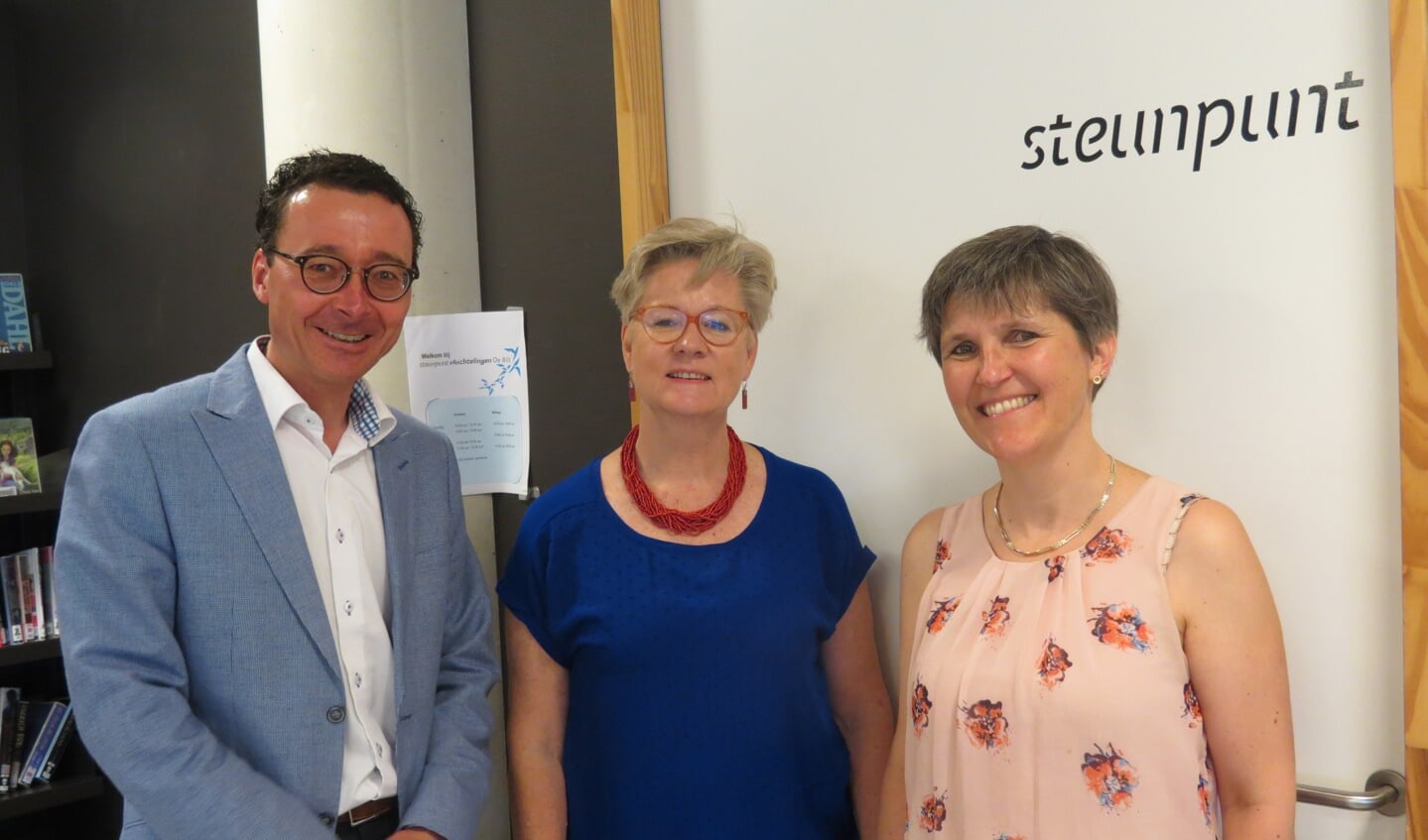 V.l.n.r. Maarten Koster, Hanneke Eilers en Marieke Spijkstra.