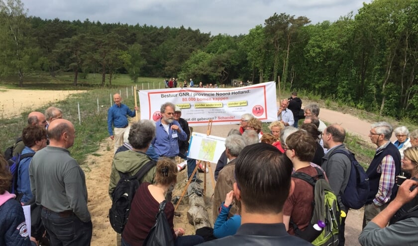 Het plan (2016) met omvorming van bos naar heidelandschap tussen de Hoorneboegse heide leidde tot grote commotie bij de omwonenden.