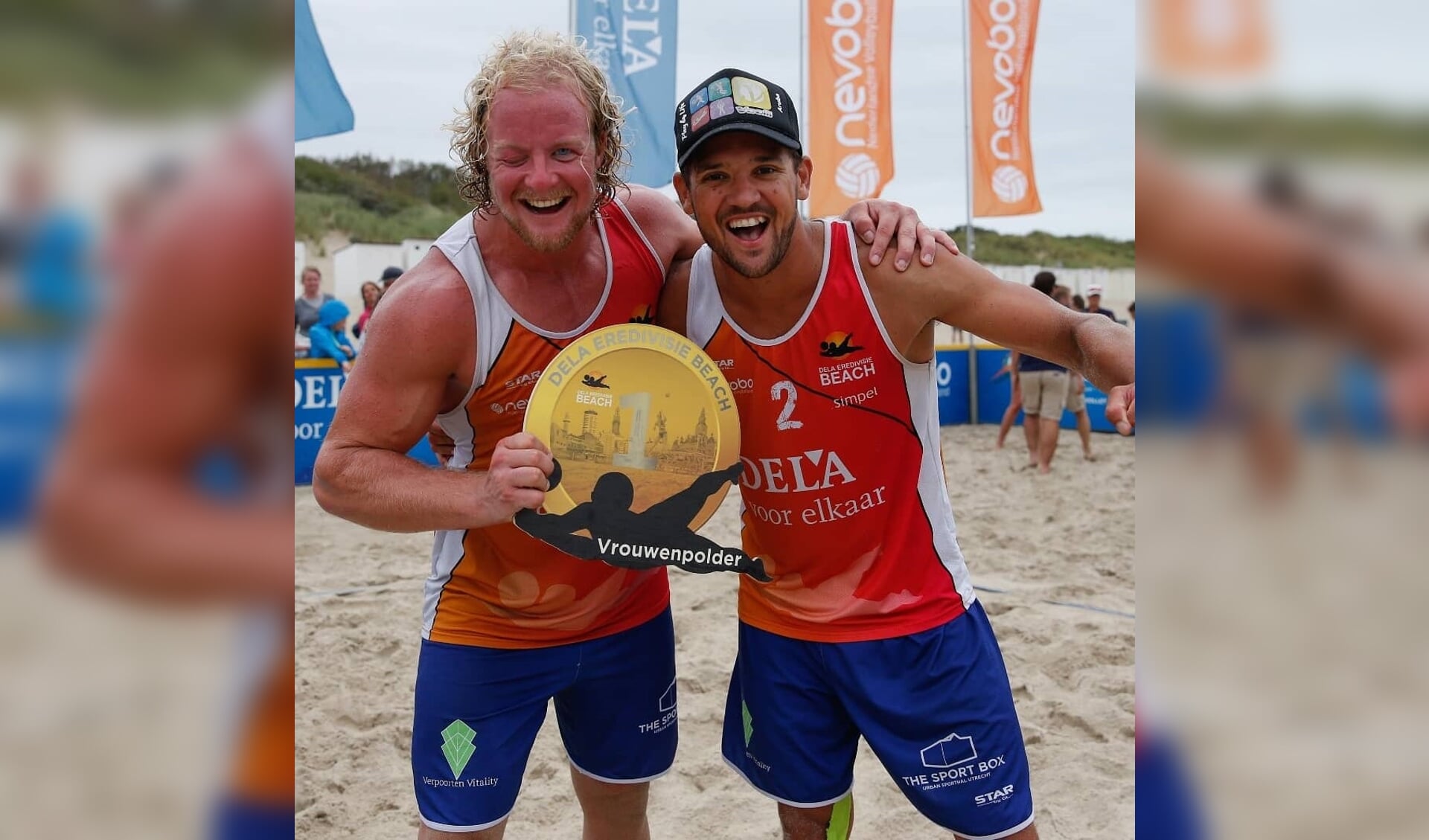 Eind vorige maand was het goud voor Bas Verpoorten met zijn teamgenoot Eargenell Dearney de Cuba in de  Dela Eredivisie Beachvolleybal Tour