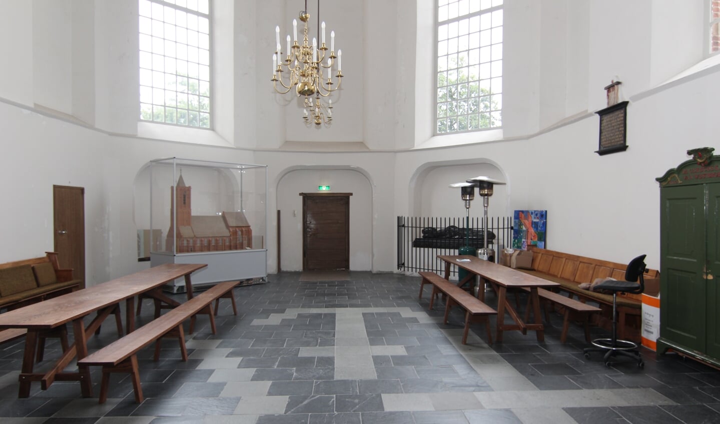 Het ‘koor’ van de kerk van Westbroek is van omstreeks 1500.