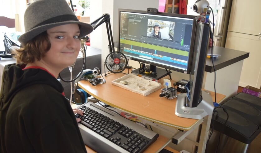Al vanaf zijn zevende jaar maakt Sven van der Berg filmpjes op YouTube