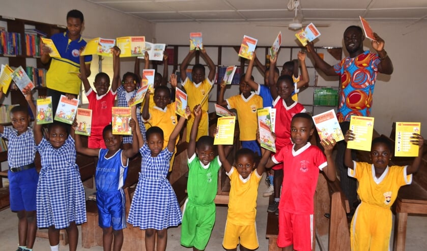 Blije gezichten in Ghana.