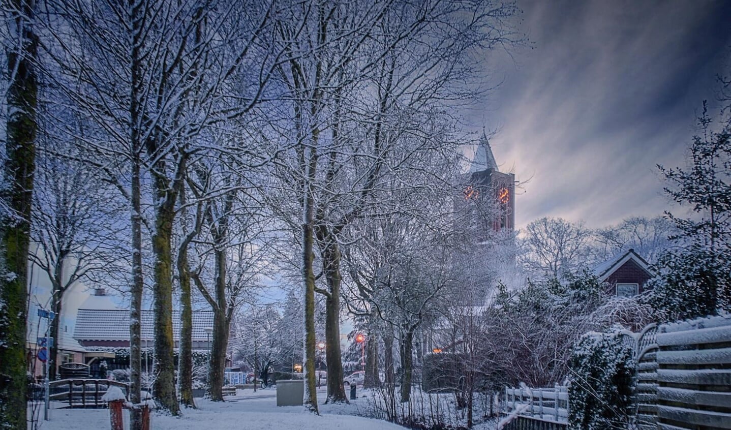 Een winters tafereel in Westbroek. (foto Robin Pulles)