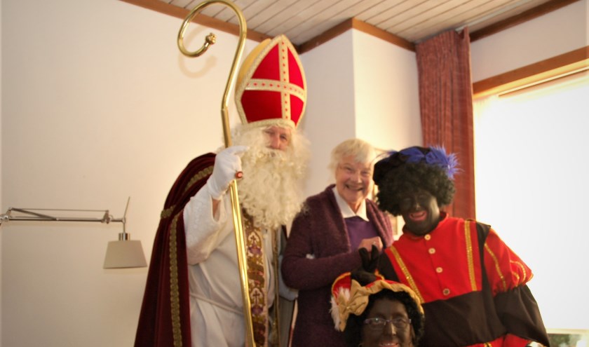 Sinterklaas op visite in Maartensdijk.